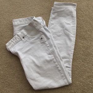 Maternity white jeggings